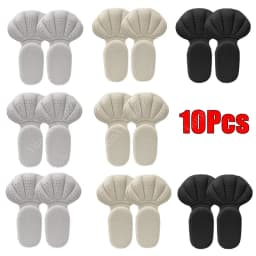 Heel Stickers Sneakers Heel Protector Feet Pads Pain Relief Size Reducer Non-slip Shoe Insoles T-Shaped Foot Care Pad Heel Grips