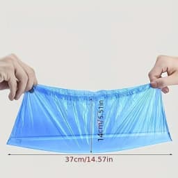 100/200/300PCS disposable waterproof shoe cover plastic non-slip foot cover indoor PE padded shoe cover