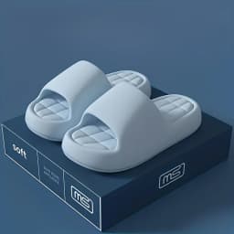 Men Cloud Slippers EVA Thick Platform Slides Soft Pillow Feel Non Slip Indoor Home Sandals Summer Outdoor Beach Shower Slides