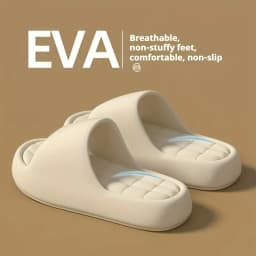 Men Cloud Slippers EVA Thick Platform Slides Soft Pillow Feel Non Slip Indoor Home Sandals Summer Outdoor Beach Shower Slides
