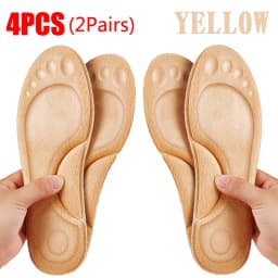 4D Massage Warm Pile Shoes Insoles Super Soft Latex Sports Insole for Feet Running Basket Shoe Sole Arch Support Orthopedic