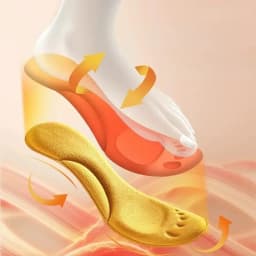 4D Massage Warm Pile Shoes Insoles Super Soft Latex Sports Insole for Feet Running Basket Shoe Sole Arch Support Orthopedic