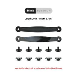 [New] Fashion Hole Shoes Accessories Beach Slippers Sandals Straps Detachable With Rivets DIY Shoe Decoration Replacement