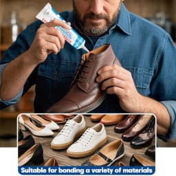 Loolifl, 60ml Strong Universal Shoe Glue Professional Repair Sports Shoes/Boots/Leather Cracks, Safe and Stable
