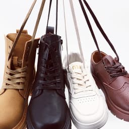 Flat Waxed Cotton Shoelaces Leather Waterproof Casual Shoe Laces Unisex Boots Shoelace Length 60/80/100/120/140/160/180CM Laces