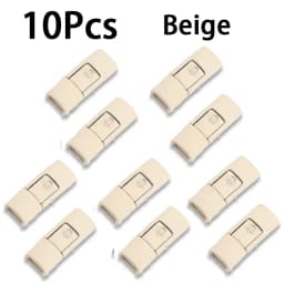 10Pcs NEW Clip Press Buckle Shoelaces Colorful Metal Shoelace Press Lock Shoes Accessories AF1 Sneakers Kits Metal Laces Buckle