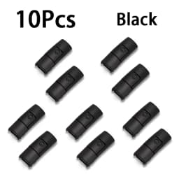 10Pcs NEW Clip Press Buckle Shoelaces Colorful Metal Shoelace Press Lock Shoes Accessories AF1 Sneakers Kits Metal Laces Buckle