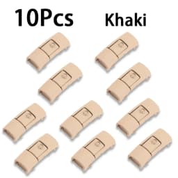10Pcs NEW Clip Press Buckle Shoelaces Colorful Metal Shoelace Press Lock Shoes Accessories AF1 Sneakers Kits Metal Laces Buckle