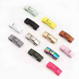 10Pcs NEW Clip Press Buckle Shoelaces Colorful Metal Shoelace Press Lock Shoes Accessories AF1 Sneakers Kits Metal Laces Buckle