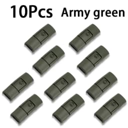 10Pcs NEW Clip Press Buckle Shoelaces Colorful Metal Shoelace Press Lock Shoes Accessories AF1 Sneakers Kits Metal Laces Buckle