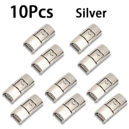 10Pcs NEW Clip Press Buckle Shoelaces Colorful Metal Shoelace Press Lock Shoes Accessories AF1 Sneakers Kits Metal Laces Buckle