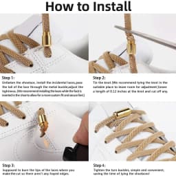 18 Colors Free to Match Elastic Shoelaces Lock Lazy Laces Flat Multi Color Options No Tie Shoelace Round Capsule Metal