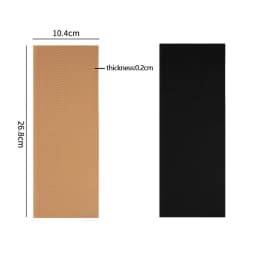 1/2PCS Anti-Slip Shoe Sole Stickers, Trimmable Self-Adhesive Rubber Anti-Wear Sole Protector for Sneakers & High Heels