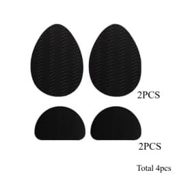 4 Pieces of Anti Slip Rubber Shoe Sole Pads - Can Enhance Stability, Noise Reduction, and Protect Shoe Insoles