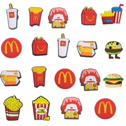 Hot Toys Beverage Series 12-100pcs Shoe Charms For Sandals,Shoe Decoration Accessories Shoe Pins Great Gift For Men Women