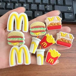 Hot Toys Beverage Series 12-100pcs Shoe Charms For Sandals,Shoe Decoration Accessories Shoe Pins Great Gift For Men Women