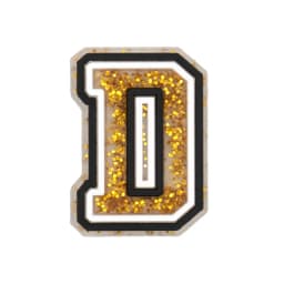 1/19PCS Muscle Series Shoe Charms Accessories,Dumbbell Pins for Shoe Decorations,26 Gold Letter Sandals Clogs Buckles