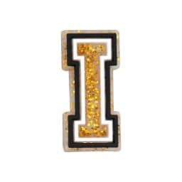 1/19PCS Muscle Series Shoe Charms Accessories,Dumbbell Pins for Shoe Decorations,26 Gold Letter Sandals Clogs Buckles