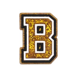 1/19PCS Muscle Series Shoe Charms Accessories,Dumbbell Pins for Shoe Decorations,26 Gold Letter Sandals Clogs Buckles