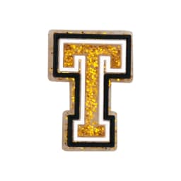 1/19PCS Muscle Series Shoe Charms Accessories,Dumbbell Pins for Shoe Decorations,26 Gold Letter Sandals Clogs Buckles