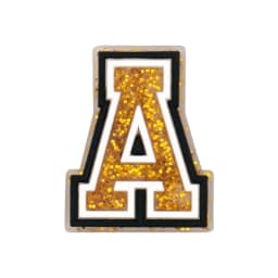 1/19PCS Muscle Series Shoe Charms Accessories,Dumbbell Pins for Shoe Decorations,26 Gold Letter Sandals Clogs Buckles