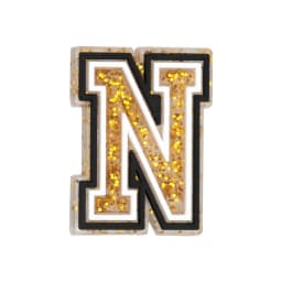 1/19PCS Muscle Series Shoe Charms Accessories,Dumbbell Pins for Shoe Decorations,26 Gold Letter Sandals Clogs Buckles