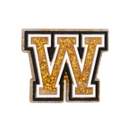 1/19PCS Muscle Series Shoe Charms Accessories,Dumbbell Pins for Shoe Decorations,26 Gold Letter Sandals Clogs Buckles