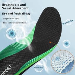 Arch Support Shoe Insole Flatfoot Orthopedic insoles Men Women Shock Absorption Shoe Sole Comfortable Running Sports Pads 1Pair