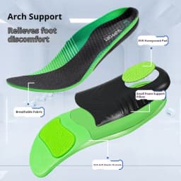 Arch Support Shoe Insole Flatfoot Orthopedic insoles Men Women Shock Absorption Shoe Sole Comfortable Running Sports Pads 1Pair