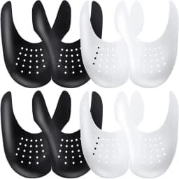 4Pcs Crease Protector Shoe Head Stretcher Sneaker Anti Crease Wrinkled Fold Shoe Support Toe Cap Sport Crease Protector Dropship