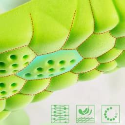 1Pair Height Increase Insoles Breathable Anti-Odor Insole Shock Absorbing Shoe Sole Soft Comfortable Sports Insole Air Insole