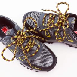 4MM Wave Round Boot Shoe Laces - Heavy Duty Hiking Shoelaces for Work Boots Hiking Shoe - Non Slip Replacement Strings Men Women