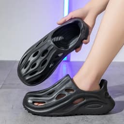 Men's Hollow Shoes, Men's Outer Shoes, Men's Breathable Wading Shoes, Men's Outdoor Hiking Beach Shoes, Men's Sandals