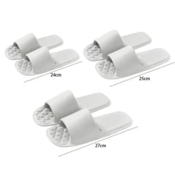 Simple Foldable Slippers Eva Lightweight Travel Slippers Hotel Room Slides Men Women