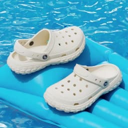 Cushioned Thick‑Sole Clogs|Unisex EVA Breathable Hole Shoes, Non‑Slip Slip‑On Sandals for Home Beach Camping