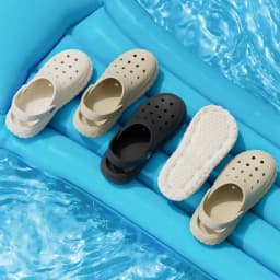 Cushioned Thick‑Sole Clogs|Unisex EVA Breathable Hole Shoes, Non‑Slip Slip‑On Sandals for Home Beach Camping