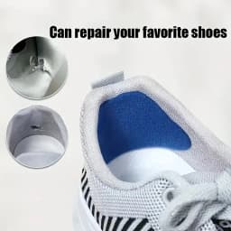 6Pcs Sneaker Heel Repair Patches Wear-Resistant Shoe Heel Protector Stickers to Mend Worn Holes for Sneakers Leather Shoes