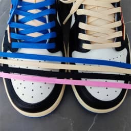 1 Pair Flat Cotton White Black Pink Shoelaces For Sneakers Sport Casual Basketball Shoes Laces Women Men Shoestrings