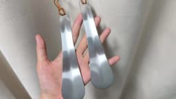 Stainless Steel Shoe Horn | 1PC Metal Shoe Helper for Elderly Men Women | Easy Slip-On Durable Shoe Assistant