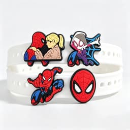 9/21PCS Cartoon Anime Heroes Character Shoe Charm Wholesale PVC Clog Wristband Decor Buckle Detachable DIY Waterproof Party Gift