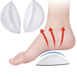 Orthotic Arch Foot Care Comfort Pain Silicone Orthopedic Insoles for Shoes Women Flat Feet Arch Support Self-Adhesive Foot Pads
