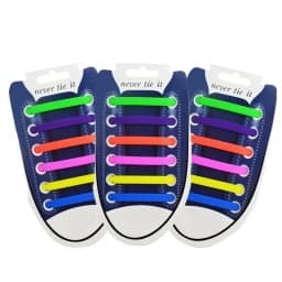 12pcs/lot Silicone Shoelaces No Tie Elastic Shoe Laces Special Shoestrings for Kid/Adult Lacing Rubber Sneakers Shoe Lace