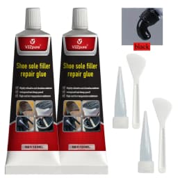 Waterproof Shoe Sole Repair Glue Super Strong - Durable Sealant for Crack Filling, Black Repair Paste for Rubber Materials