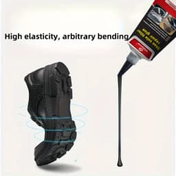 Waterproof Shoe Sole Repair Glue Super Strong - Durable Sealant for Crack Filling, Black Repair Paste for Rubber Materials