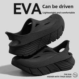 Non-slip hole shoes men's summer 2026 new deodorant stepping on shit feeling outdoor sports eva wear cool slippers men