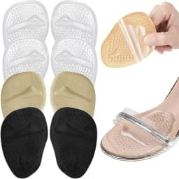 Metatarsal Pads Women Forefoot Pads Stop Feet From Sliding Forward High Heel Comfort Cushion Inserts Non-Slip Resuse Washable