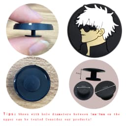 10pcs Jujutsu Kaisen Cartoon Anime Shoe Charms Cool Boy Design for Clogs Sandals Decorative Accessories Perfect Friend Gift