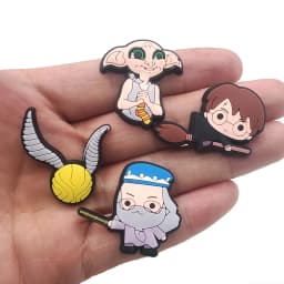 13Pcs/Set Harry Potter Shoe Charms DIY Shoe Buckle Accessories PVC Shoe Decorations Christmas Gifts