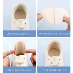 Heel Repair Patches Anti-Wear Heels Protectors Self-Adhesive Heels Pads Suitable for a Variety of Shoes 6Pcs/18Pcs