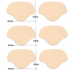 Heel Repair Patches Anti-Wear Heels Protectors Self-Adhesive Heels Pads Suitable for a Variety of Shoes 6Pcs/18Pcs